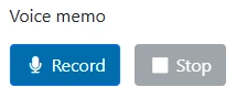 Example of audio input in SOP