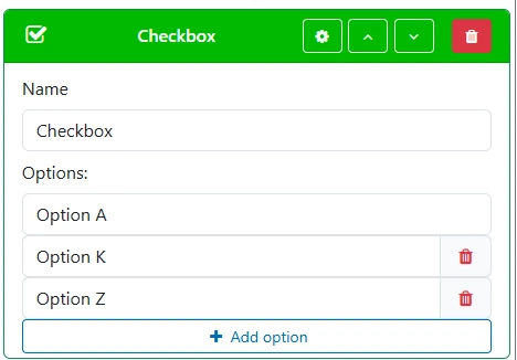 Create Checkbox
