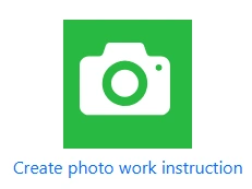 Button create photo work instruction