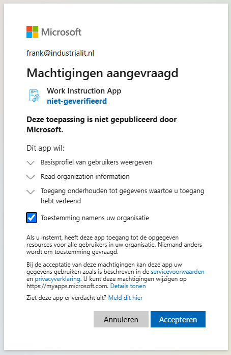 Microsoft Entra ID allow access