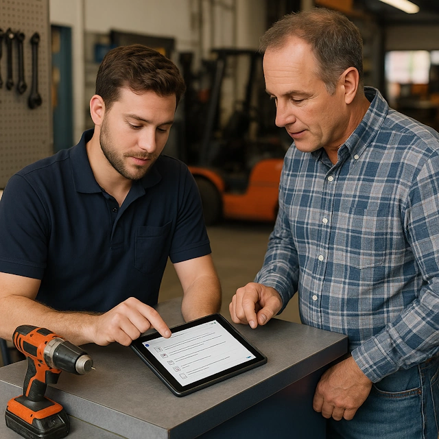 Rental check-out and check-in SOP