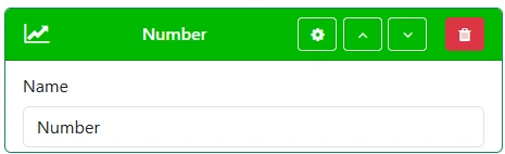 Create number field