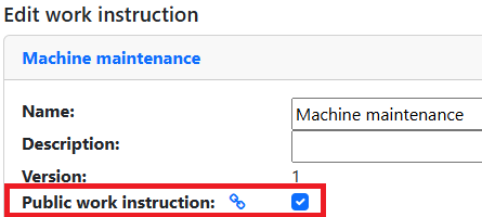 Create public SOP