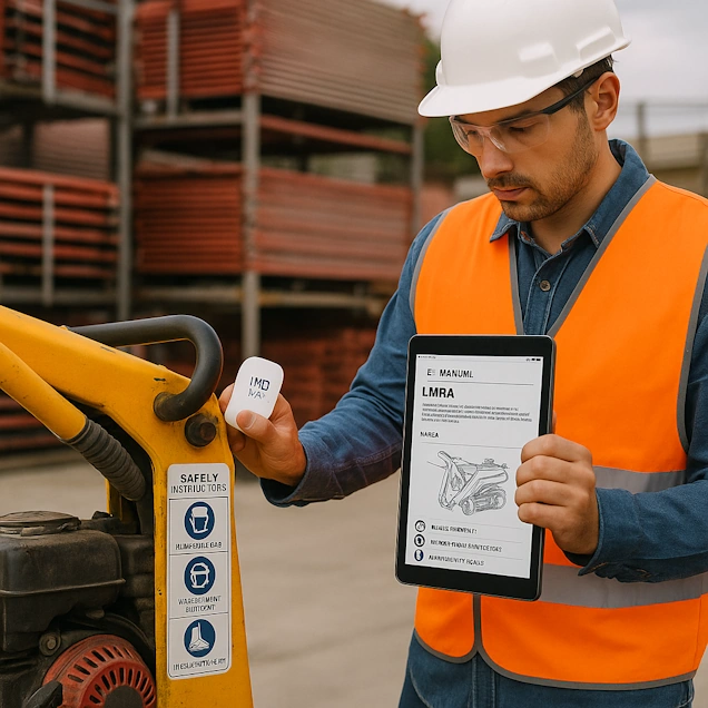 Safety and compliance with LMRA and visual instructions for rental equipment