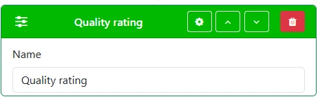Create slider field