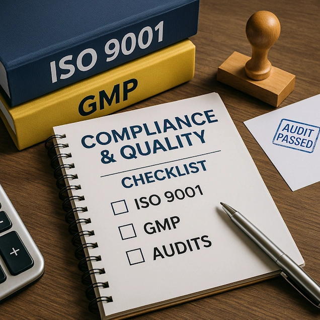 ISO 9001 and GMP compliance with SOP software