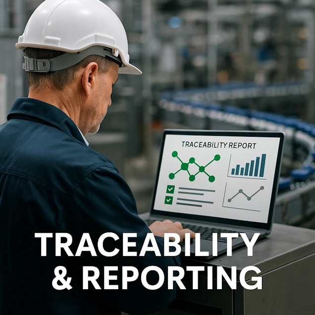 Traceability and reporting in manufacturing SOP software