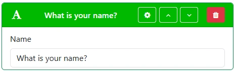 Create text field